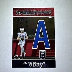 2022 Donruss Elite Josh Allen Spellbound Set Red /99 Buffalo Bills A L L E N