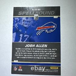 2022 Donruss Elite Josh Allen Spellbound Set Red /99 Buffalo Bills A L L E N