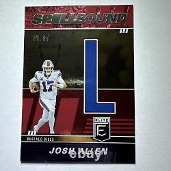 2022 Donruss Elite Josh Allen Spellbound Set Red /99 Buffalo Bills A L L E N