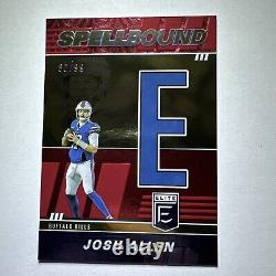 2022 Donruss Elite Josh Allen Spellbound Set Red /99 Buffalo Bills A L L E N