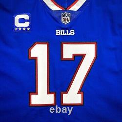 2022 Nike NFL Vapor Elite Authentic Jersey Buffalo Bills Josh Allen 52 Captain