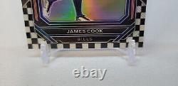 2022 Panini Prizm JAMES COOK Black & White Checker Prizm Rookie SSP RC #319