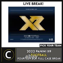 2022 Panini Xr Football 14 Box (full Case) Break #f1066 Pick Your Team