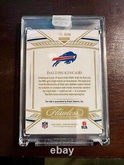 2023 Panini Flawless Dalton Kincaid Ruby Gemstone RC 15/20 Buffalo Bills