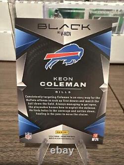 2024 Panini Black Keon Coleman Vanta Rookie Case Hit Buffalo Bills RC SSP #V-KCN