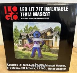 7' Air Blown LED Inflatable NFL Buffalo Bills Billy Mascot Yard Decor Logobrands
