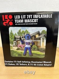 7' Air Blown LED Inflatable NFL Buffalo Bills Billy Mascot Yard Decor Logobrands