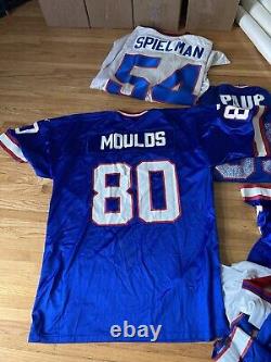 8 vtg Buffalo Bills reseller LOT jersey champion puma flutie moulds stitched