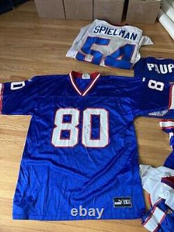 8 vtg Buffalo Bills reseller LOT jersey champion puma flutie moulds stitched