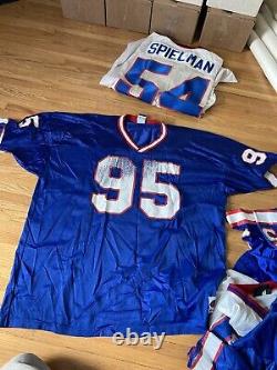 8 vtg Buffalo Bills reseller LOT jersey champion puma flutie moulds stitched