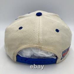 90's Buffalo Bills Logo Athletic Sharktooth NFL Pro Line Snapback Hat Cap Blue