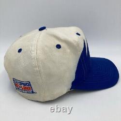 90's Buffalo Bills Logo Athletic Sharktooth NFL Pro Line Snapback Hat Cap Blue