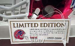 ANDRE REED HOF Auto Signed Buffalo Bills Chrome Edition Mini Helmet COA /2000