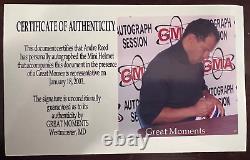 ANDRE REED HOF Auto Signed Buffalo Bills Chrome Edition Mini Helmet COA /2000