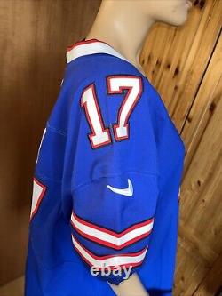 Authentic Josh Allen #17 Buffalo Bills Nike Elite On Field Jersey Mens Sz 52 NWT