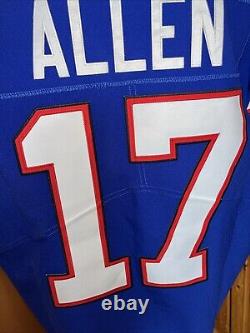 Authentic Josh Allen #17 Buffalo Bills Nike Elite On Field Jersey Mens Sz 52 NWT