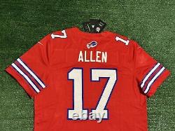 Authentic Josh Allen Buffalo Bills Red 100 Logo Nike Vapor Limited Jersey XL