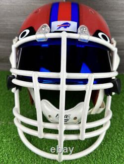 BUFFALO BILLS Authentic THROWBACK Football Helmet Bruce Smith Size Large