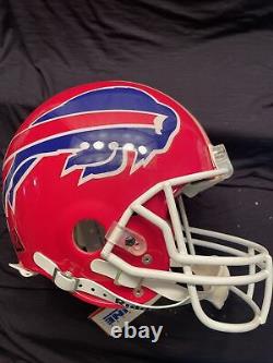 BUFFALO BILLS Autograph Eric Moulds #80 NFL Authentic Football Helmet Size larg