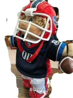 BUFFALO BILLS Build a Bear NFL uniform on'85 CABBAGE PATCH KIDS doll BORIS