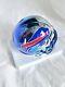 Buffalo Bills Josh Allen Signed Two Tone Chrome Mini Helmet Beckett Witness Coa2