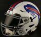 Buffalo Bills Nfl Authentic Gameday Football Helmet With Eye Shield Visor