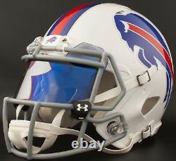 BUFFALO BILLS NFL Authentic GAMEDAY Football Helmet with UA LOGO Eye Shield