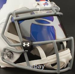 BUFFALO BILLS NFL Authentic GAMEDAY Football Helmet with UA LOGO Eye Shield