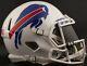 Buffalo Bills Nfl Football Helmet With Black-tint Visor / Eye Shield