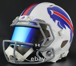BUFFALO BILLS NFL Football Helmet with BLUE/GREEN Visor / Eye Shield