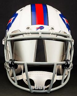 BUFFALO BILLS NFL Football Helmet with CHROME MIRROR Visor / Eye Shield