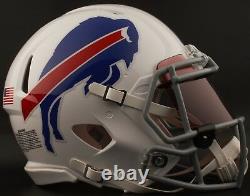 BUFFALO BILLS NFL Football Helmet with COLORED Visor / Eye Shield