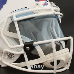 BUFFALO BILLS NFL Football Helmet with COLORED Visor / Eye Shield