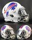 Buffalo Bills Nfl Football Helmet With Mirror Chrome Visor / Eye Shield