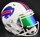 Buffalo Bills Nfl Football Helmet With Revo Emerald Visor / Eye Shield