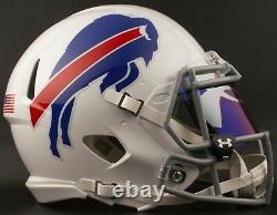 BUFFALO BILLS NFL Gameday REPLICA Football Helmet with UA LOGO Eye Shield