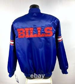 BUFFALO BILLS NFL STARTER Snap Down Throw Back Jacket Spring 2023