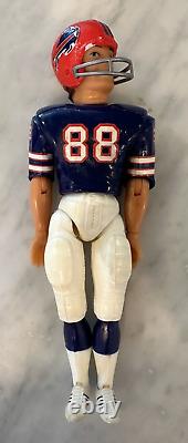 BUFFALO BILLS Original NFL Action Team Mate Football Player With Stand, Ball RARE