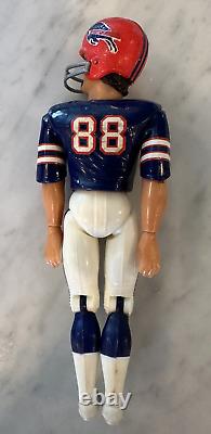 BUFFALO BILLS Original NFL Action Team Mate Football Player With Stand, Ball RARE