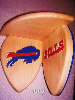 Bills combo shelves 1 wall 2 corner for ball, helmet or bobble head Handmade