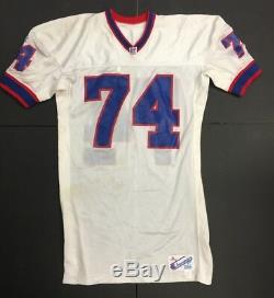 Bruce Mesner 1987 Game Used Buffalo Bills NFL Football Jersey Champions XL