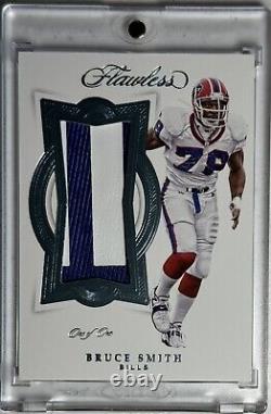 Bruce Smith 2018 Flawless Platinum Patch /1 Buffalo Bills