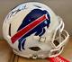 Bruce Smith Signed Buffalo Bills Fs Authentic Helmet Bas Witnessed Bold Sig