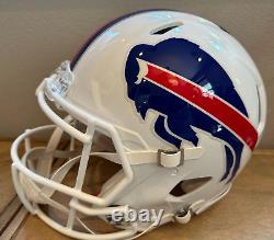 Bruce Smith Signed Buffalo Bills Fs Authentic Helmet Bas Witnessed Bold Sig
