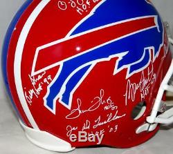 Buffalo Bill Hall of Famers Autographed Full Size 87-01 TB ProLine Helmet- JSA W