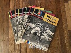 Buffalo Bills 1965 COMPLETE Program Set Of 8 Vintage AFL Football Rare