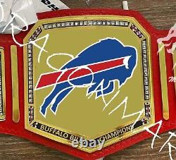 Buffalo Bills AFL Champion Championship Belt Football Super Bowl NFL 4mm Brass