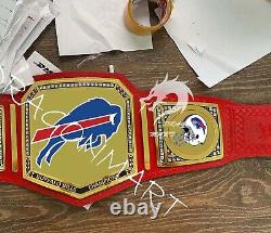 Buffalo Bills AFL Champion Championship Belt Football Super Bowl NFL 4mm Brass