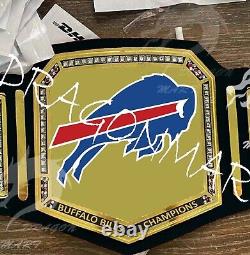Buffalo Bills AFL Championship Belt Football Super Bowl NFL Fan Belt 2mm Brass