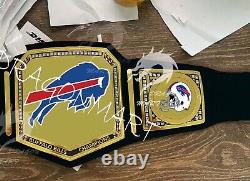 Buffalo Bills AFL Championship Belt Football Super Bowl NFL Fan Belt 4mm Brass